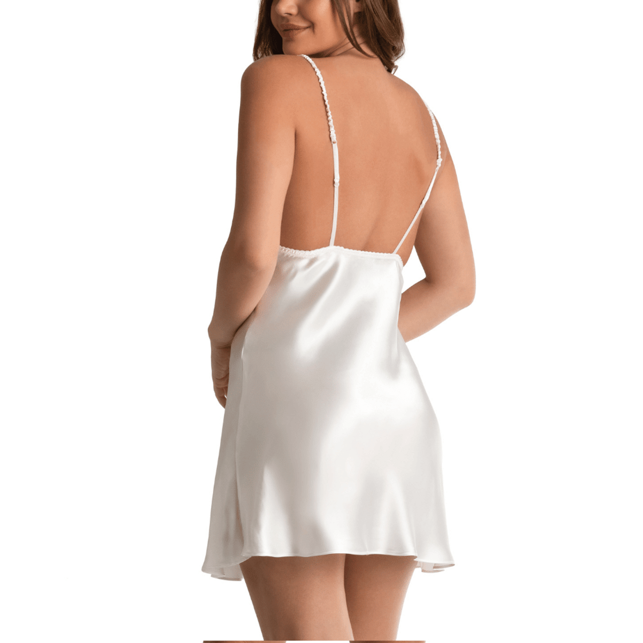 Linea Donatella Ivory Satin Chemise