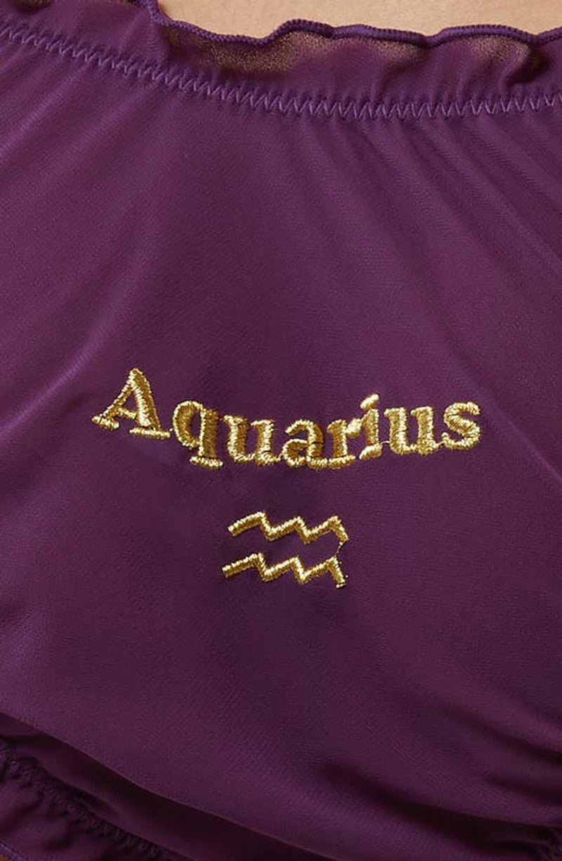 Playful Promises Peak & Beau Zodiac Panty-Acuario