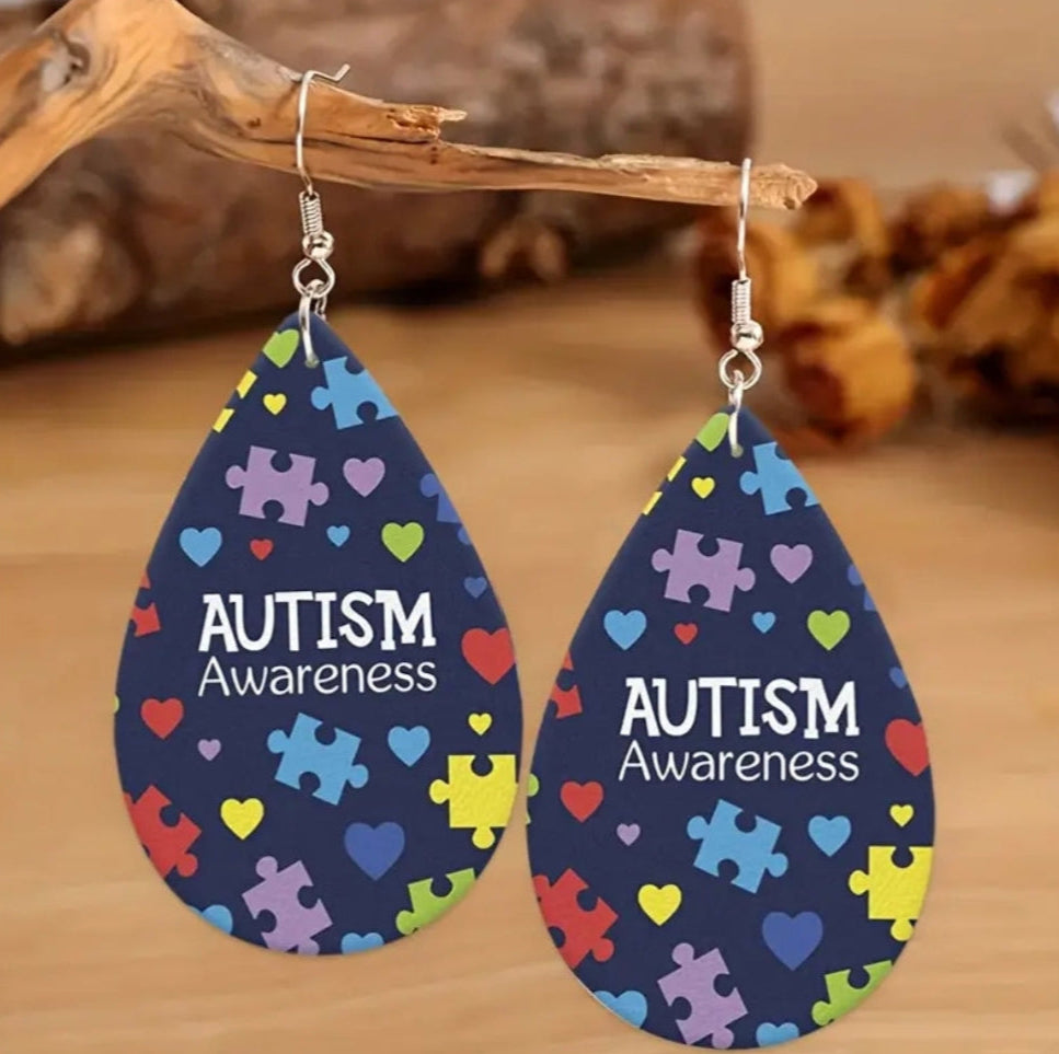 Autism Awareness Earrings