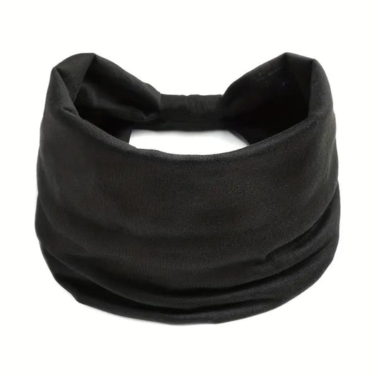 Boho Knot Headband-Navy