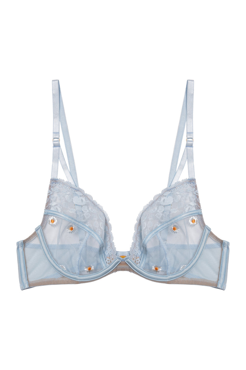 Playful Promises Daisy Embroidery Bra