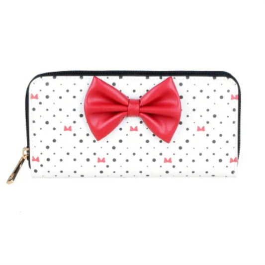 Bow Tie Zipper Wallet