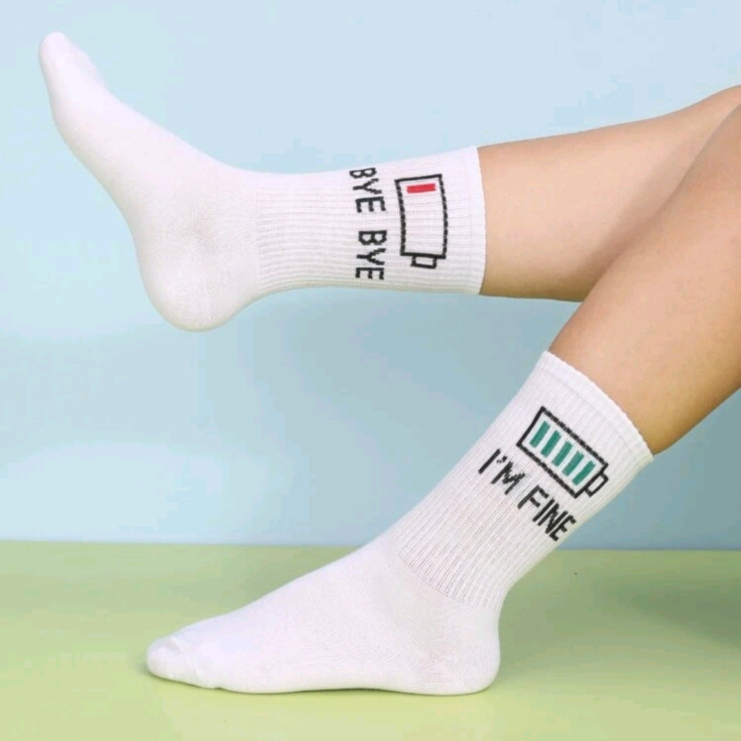 Bye Bye I'm Fine Socks