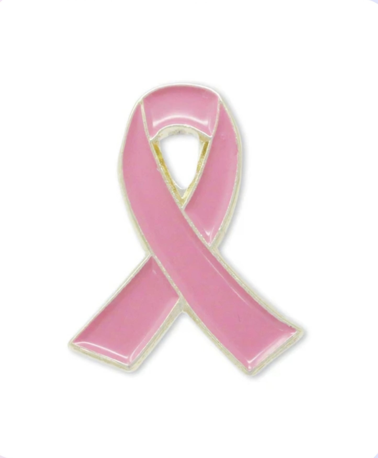 Breast Cancer Ribbon Pin-Light Pink
