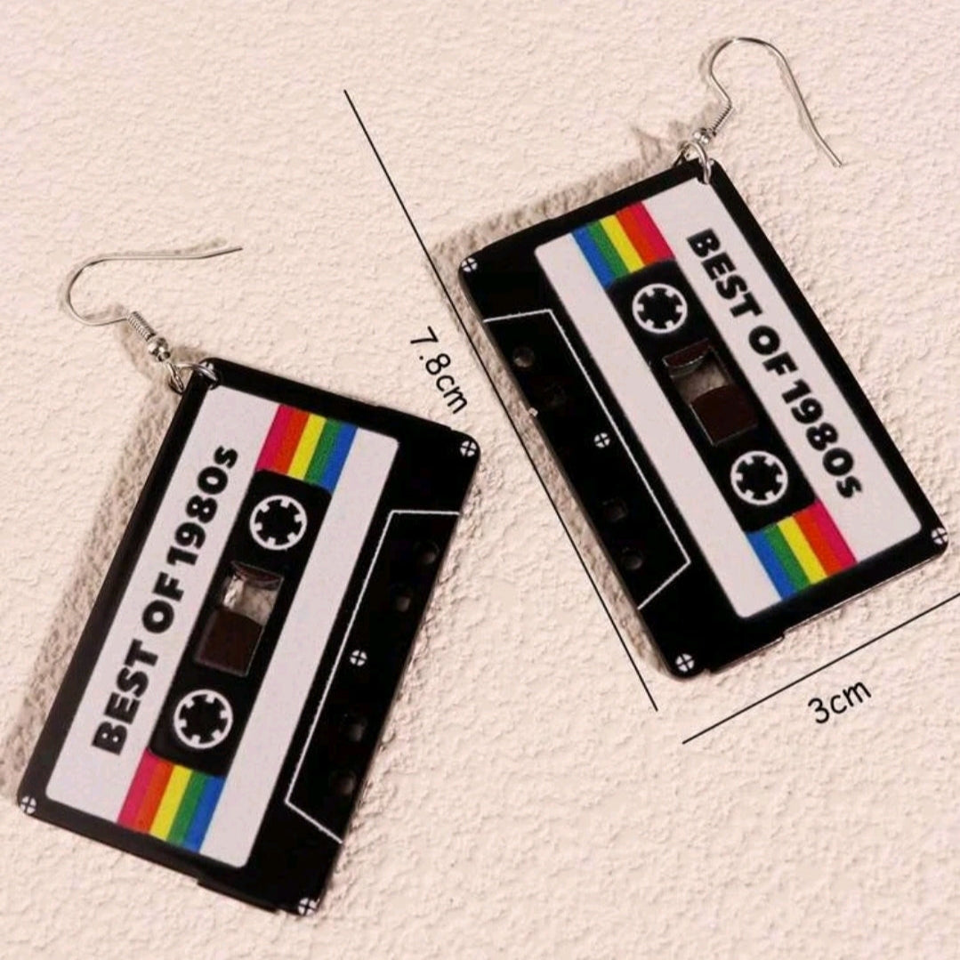 Cassette Tape Earrings