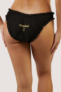 gemini black panties
