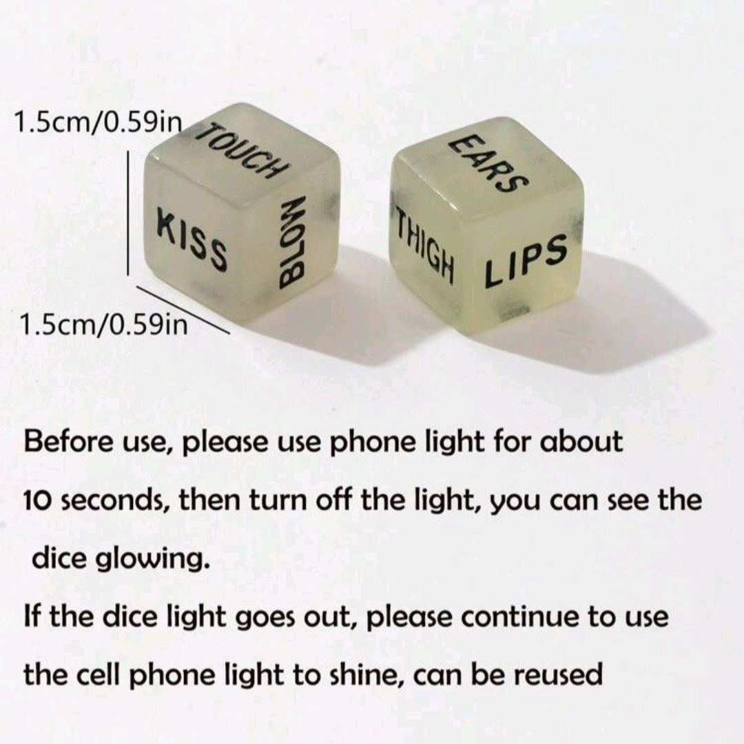 Glow in The Dark Dice