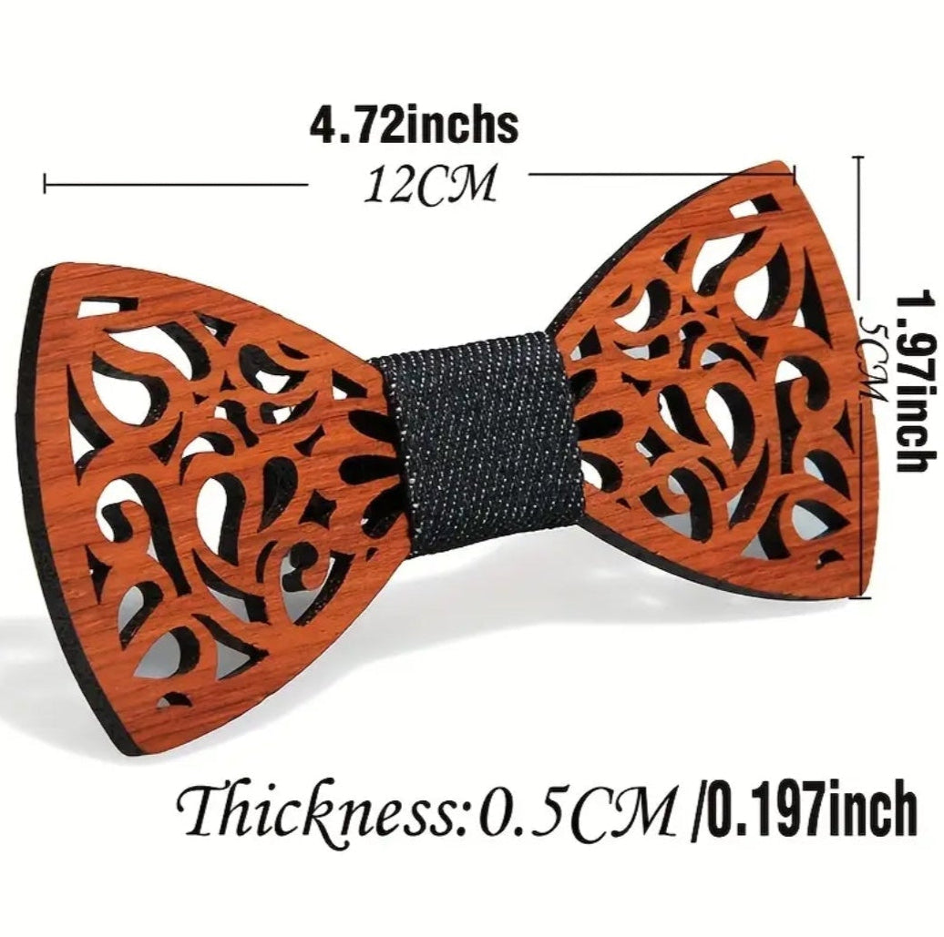 Wooden Bow Tie for Men