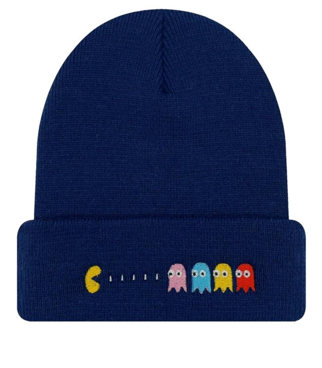 Pacman Knit Beanie-Blue