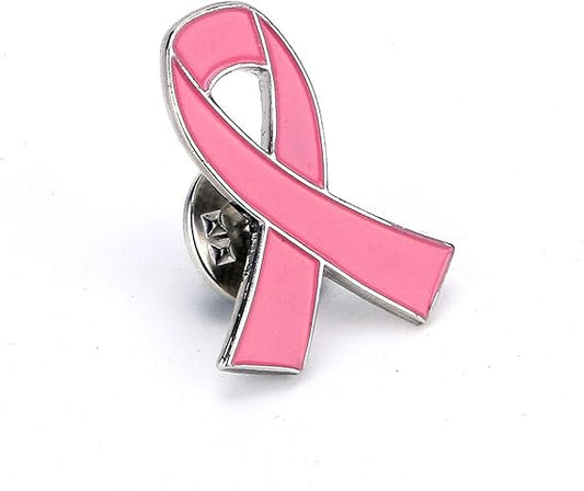 Breast Cancer Ribbon Pin-Hot Pink