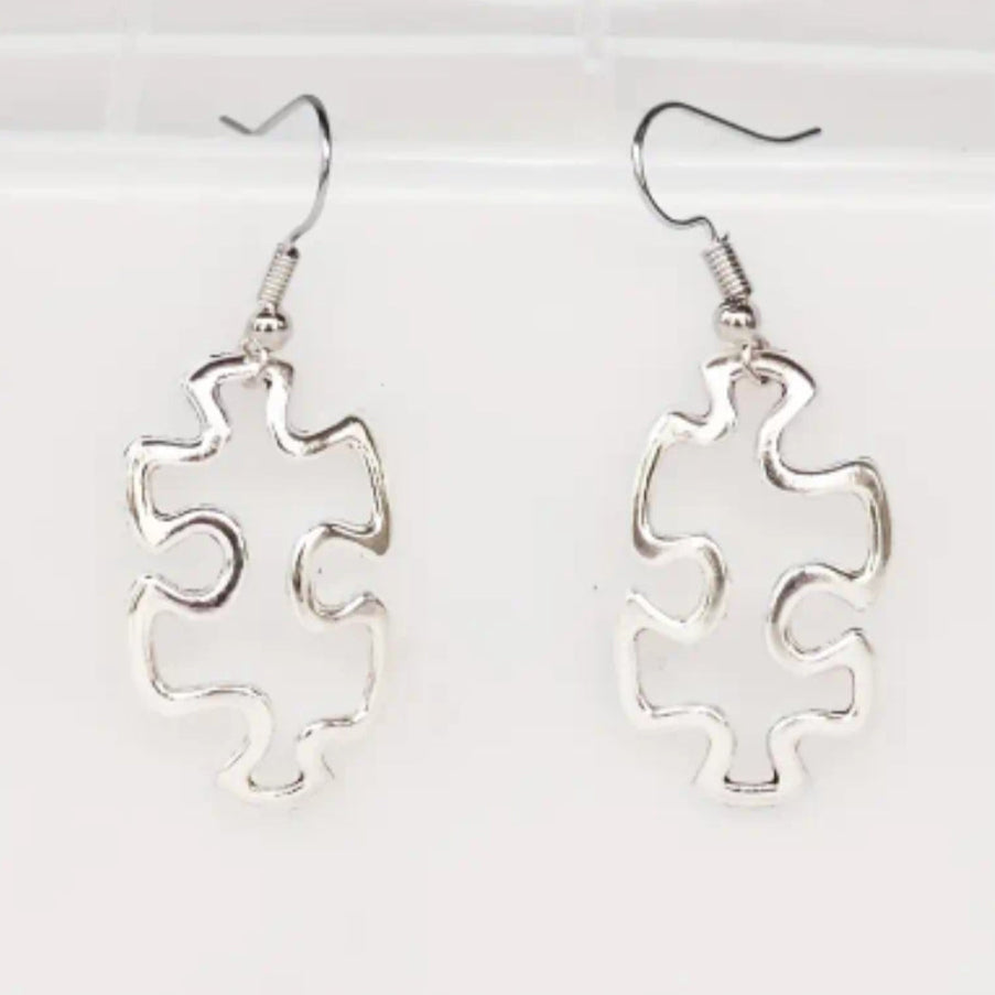 Autism Awareness Puzzle Piece Earrings