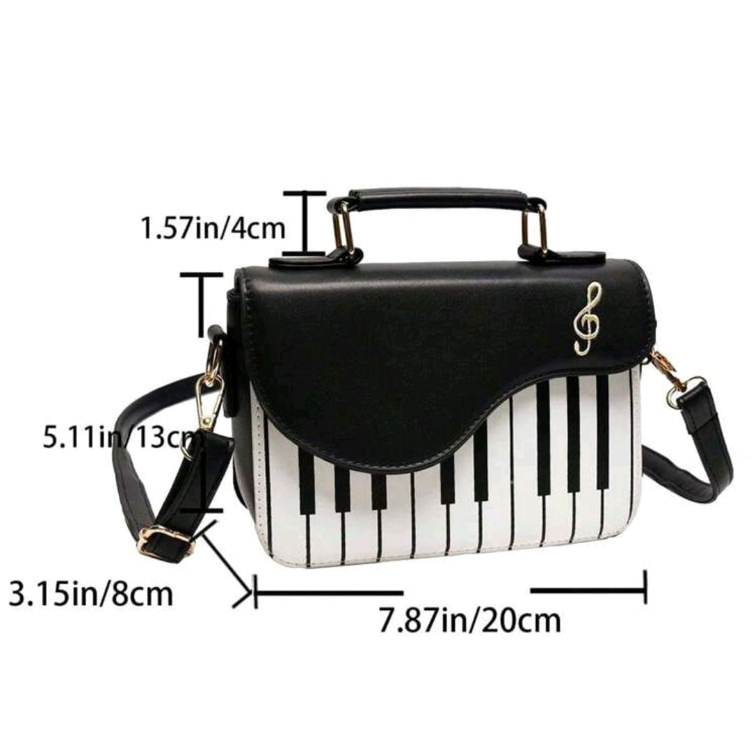 Mini Piano Key Novelty Bag