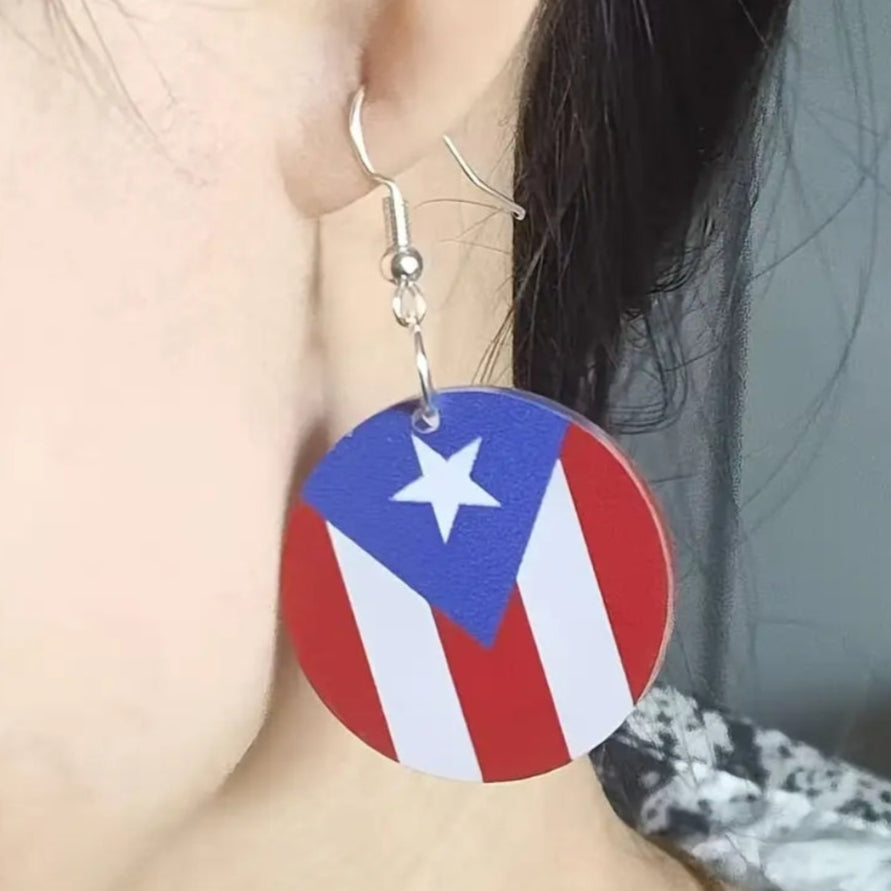 La Isla Del Encanto Earrings-Round