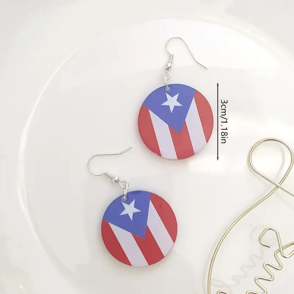 La Isla Del Encanto Earrings-Round