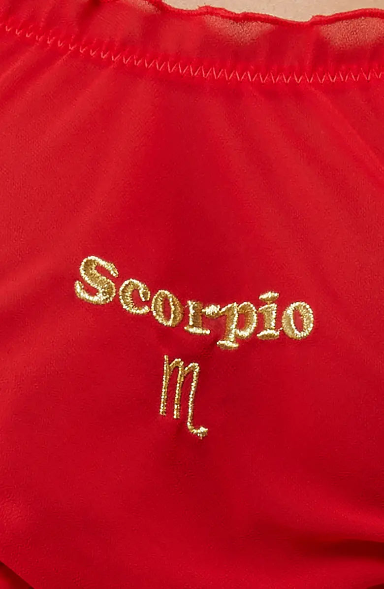 Playful Promises Peak & Beau Zodiac Panty-Escorpio