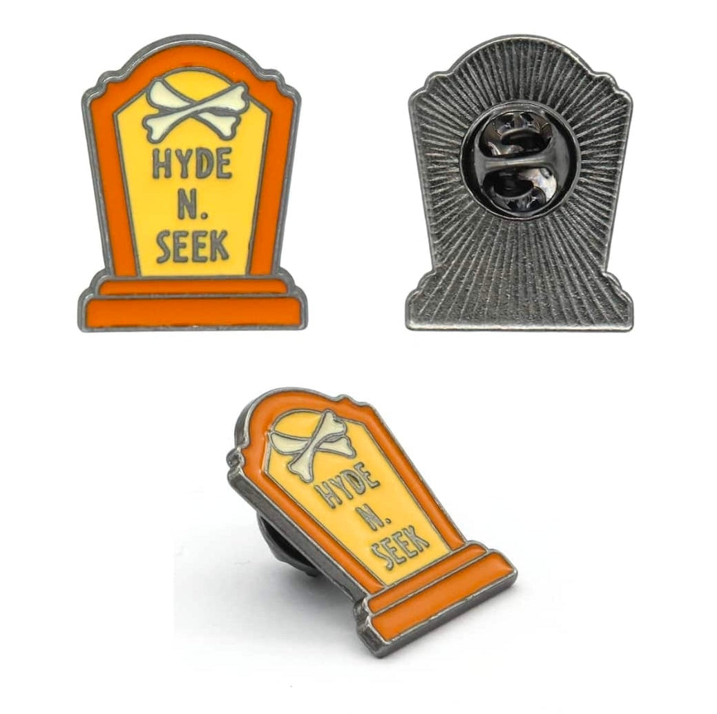 Hyde N. Seek Tombstone Pin