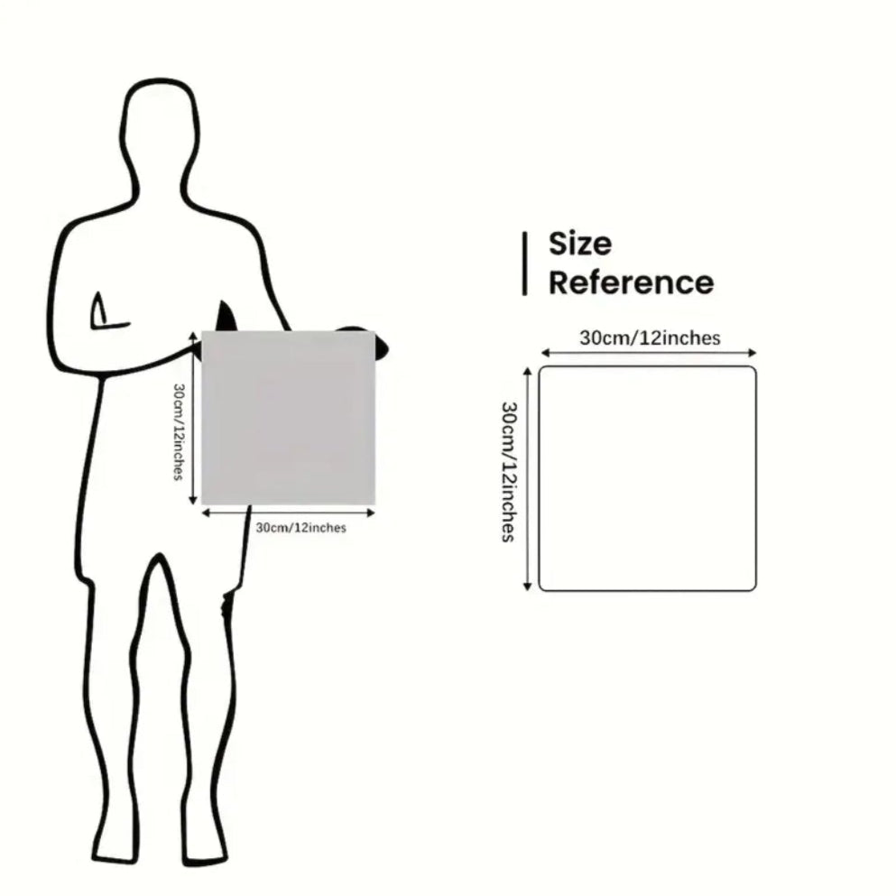 Discreet Embroidered Cum Towel