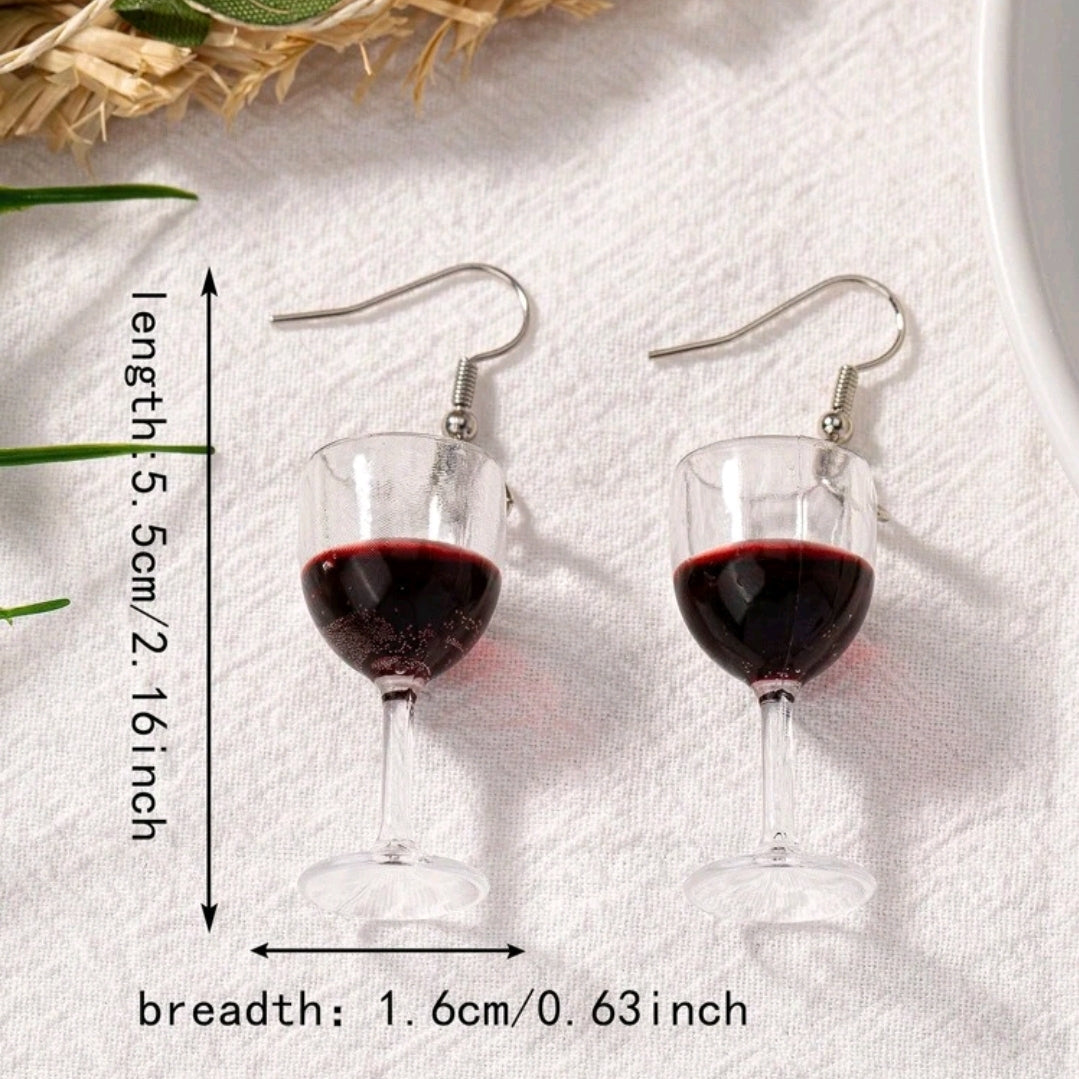 Wine Glass Shaped Earrings