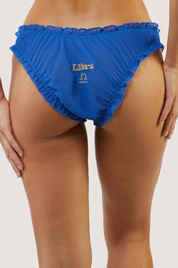 libra blue panties