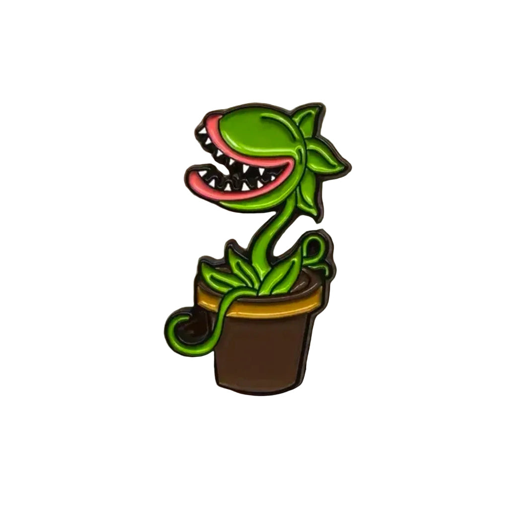 Cartoon Venus Flytrap Pin