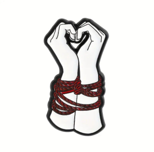 Hands Binded Together Pin