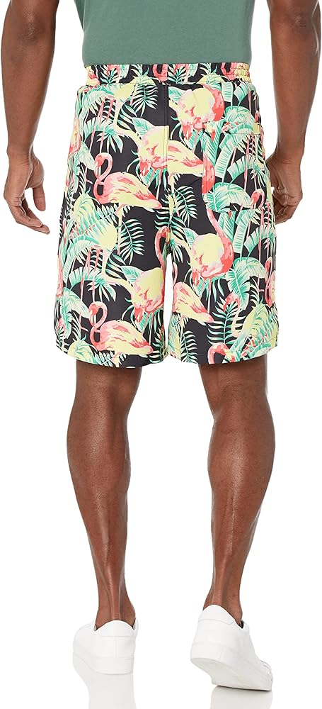 LRG (Limited Research Group) Swim Shorts-Black/Pink