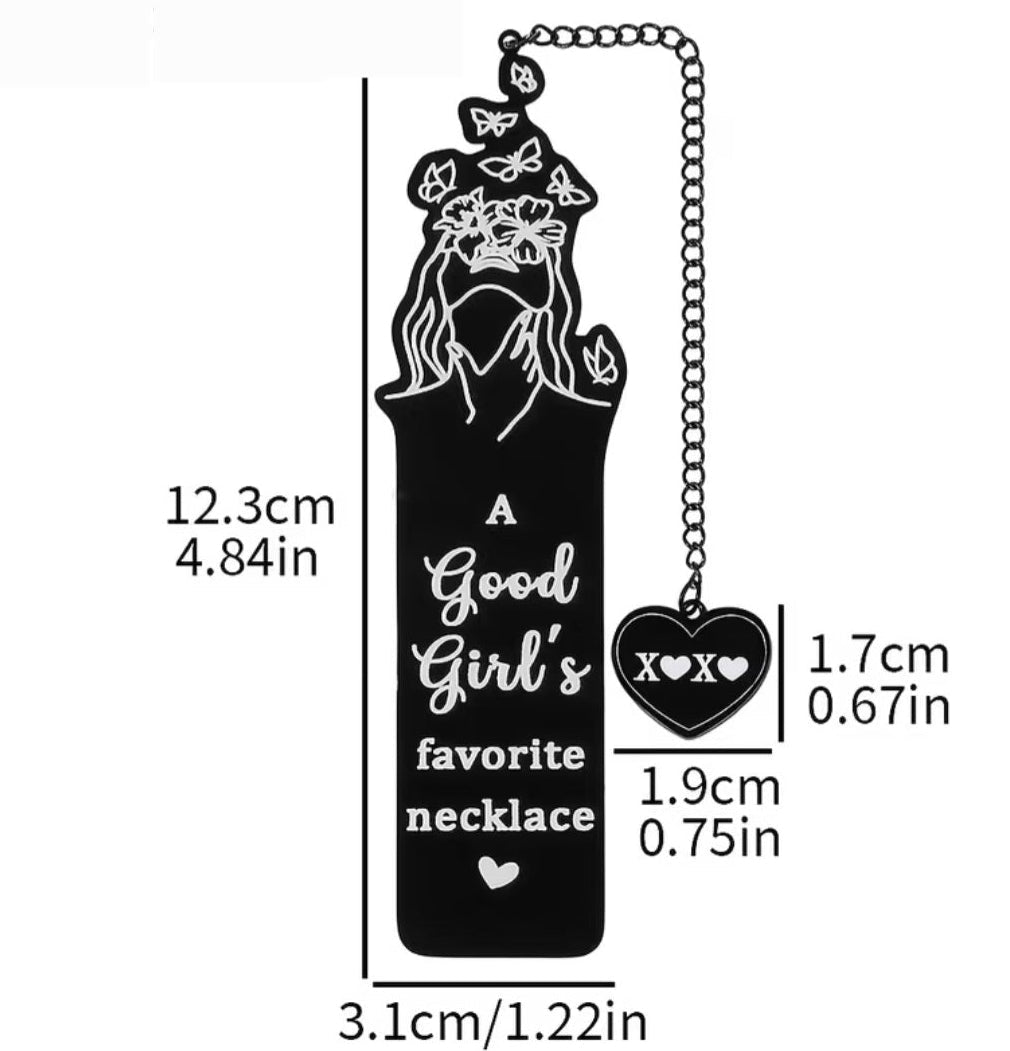 A Good Girl's Favorite Necklace Bookmarker