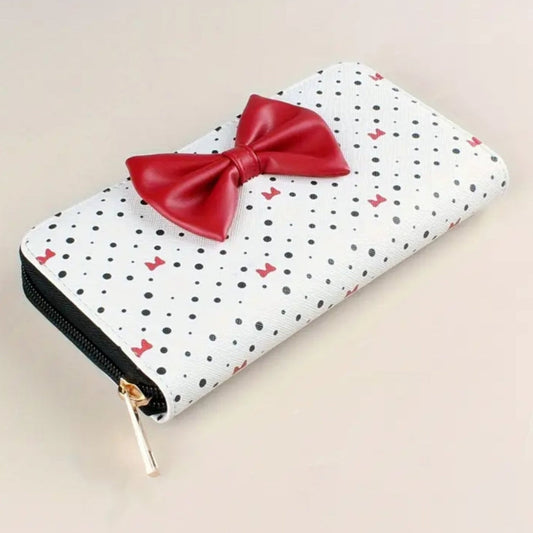 Bow Tie Zipper Wallet