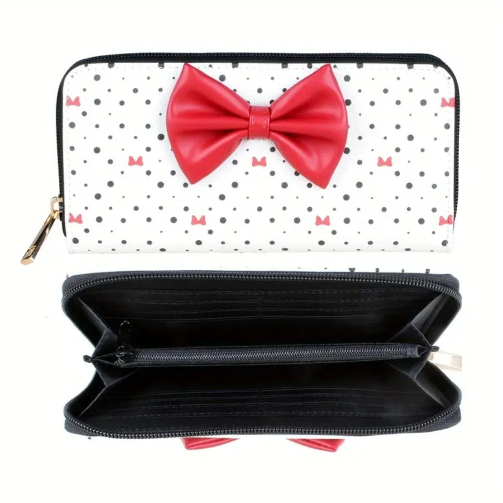 Bow Tie Zipper Wallet