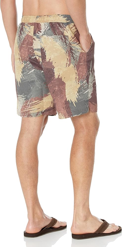 LRG (Limited Research Group) Swim Shorts-Brown Camo