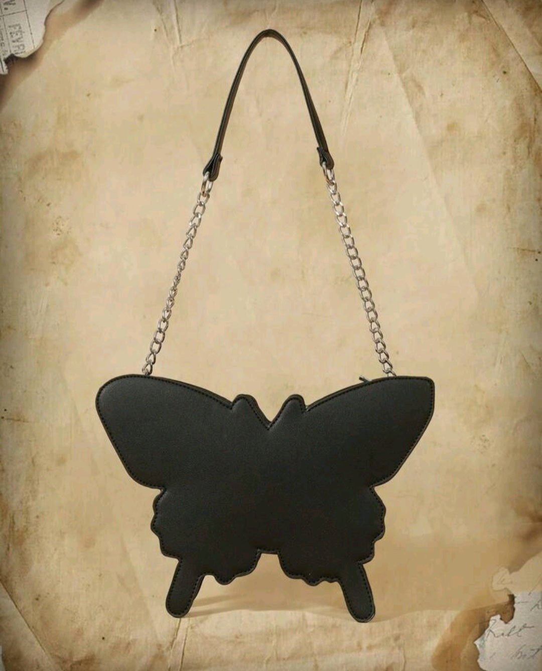 Academia Butterfly Novelty Bag-Black