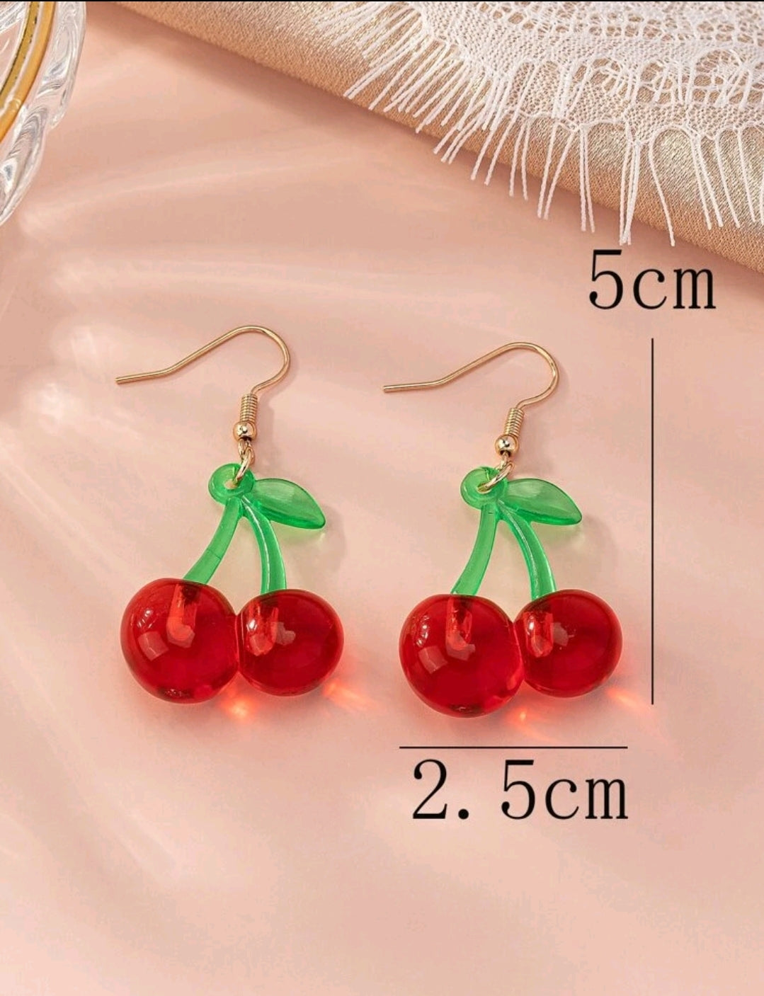 Cherry Shaped Earrings