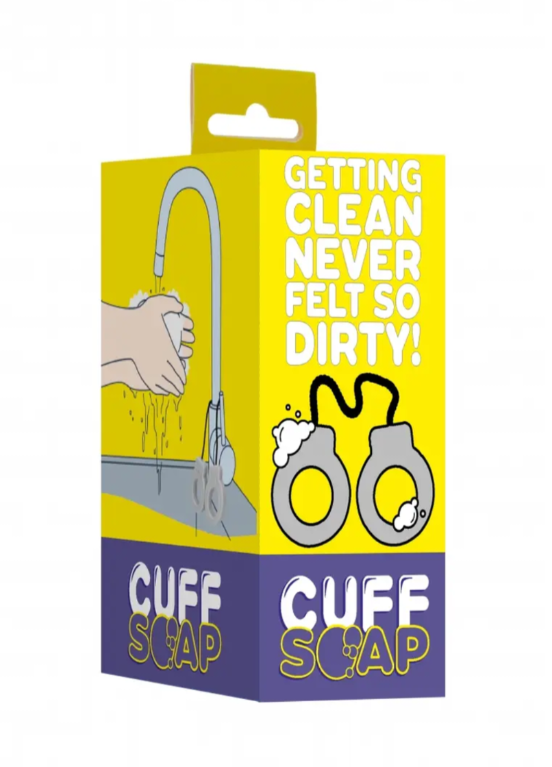 Handcuff Shaped Grey Cuff Bar Soap