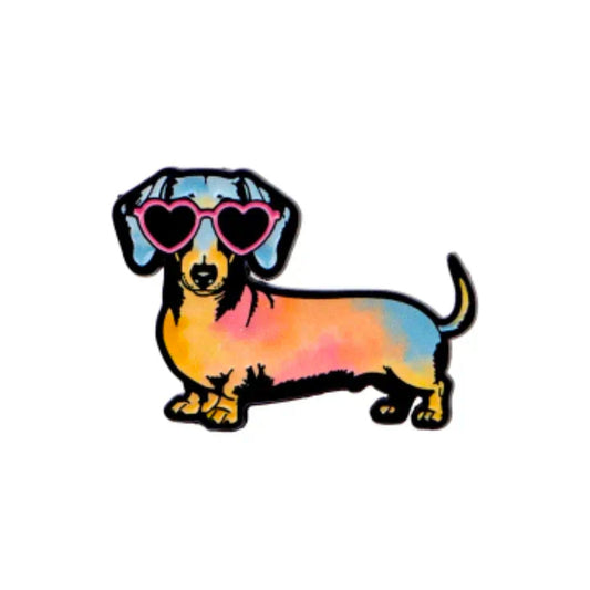Cool Dachsund Dog Pin