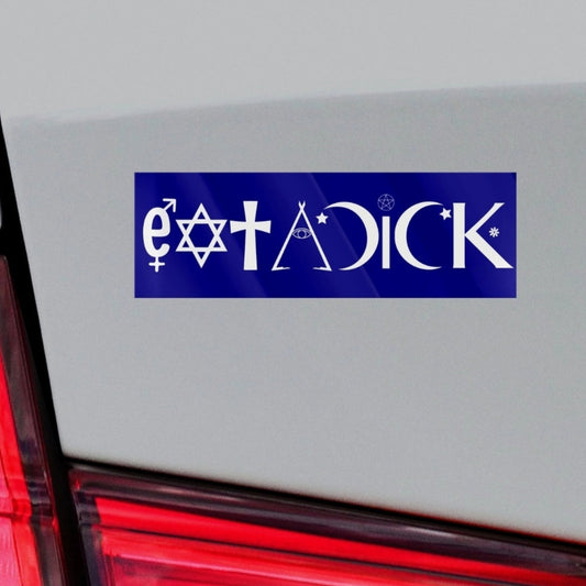 Eat A Dick Parody Sticker