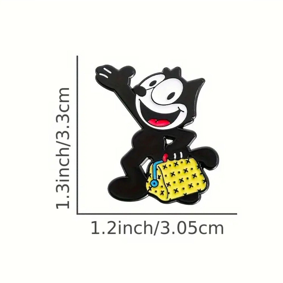 Cartoon Nostalgia Cat Pin