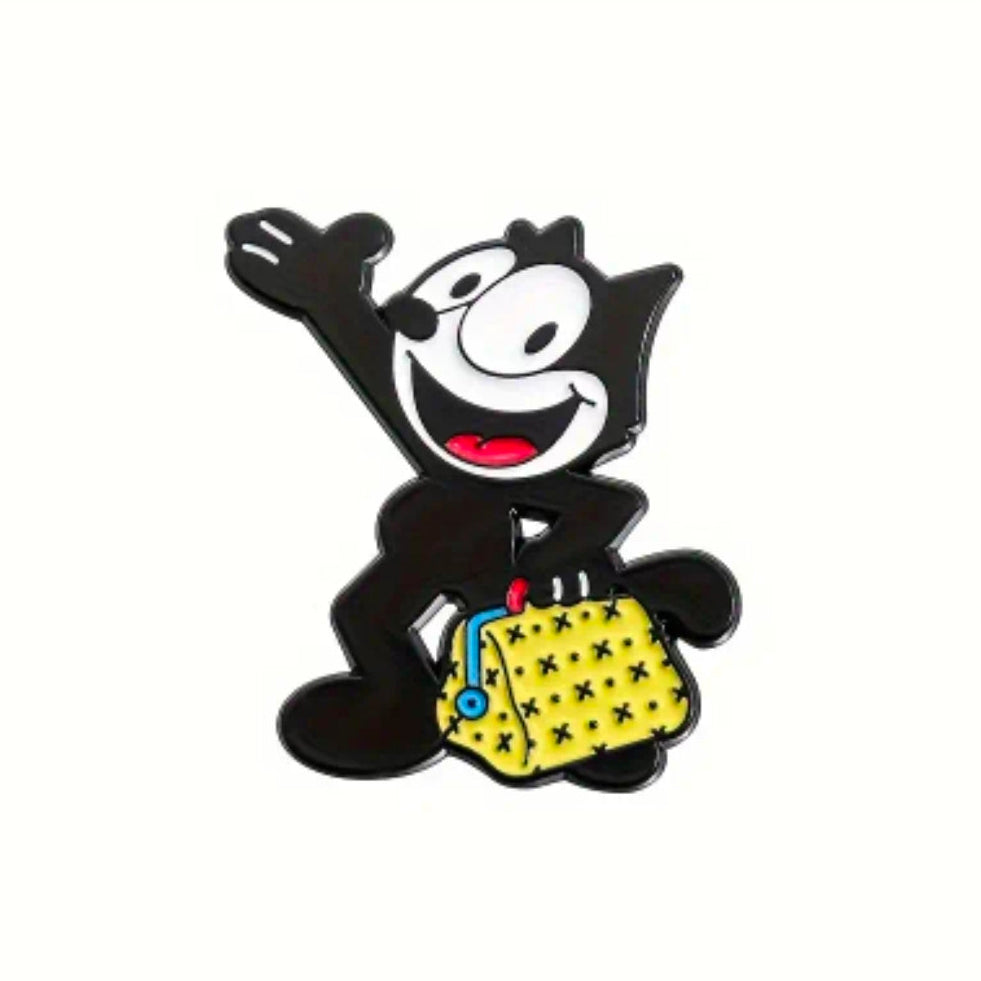 Cartoon Nostalgia Cat Pin