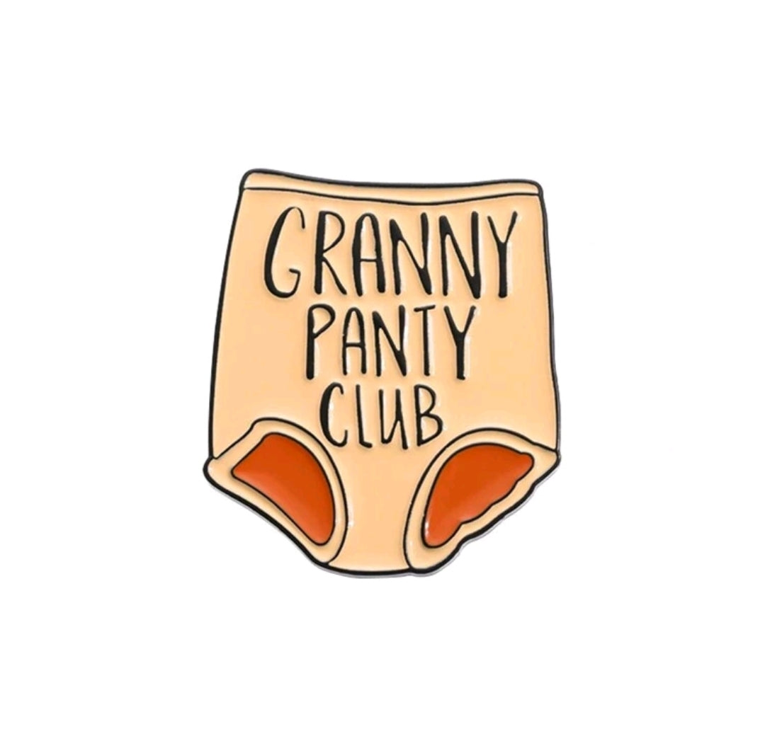 Granny Panty Club Pin