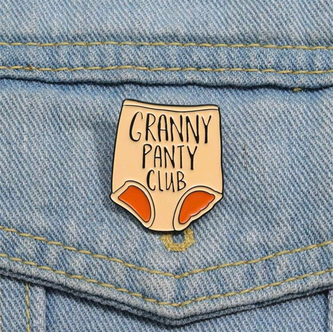 Granny Panty Club Pin