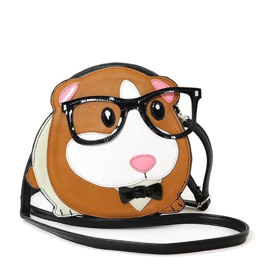 Nerdy Guinea Pig Crossbody Bag