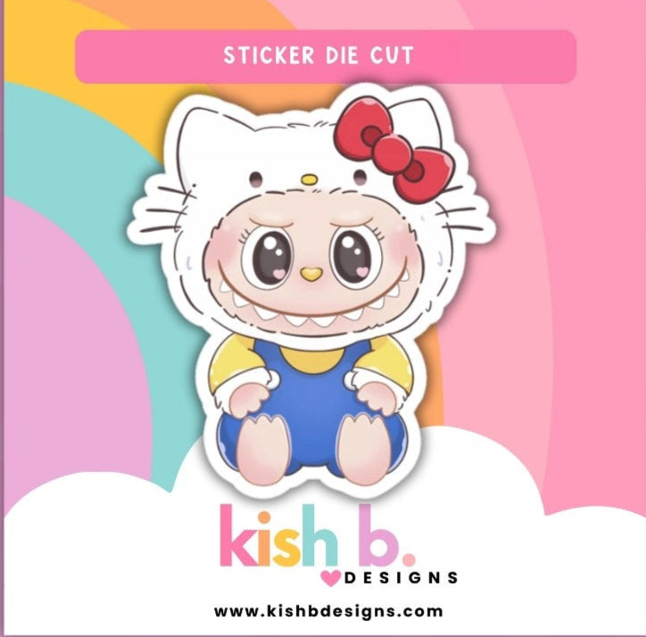 Hello Monster Sticker