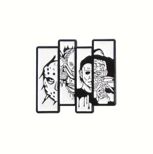Halloween Movie Characters Pin