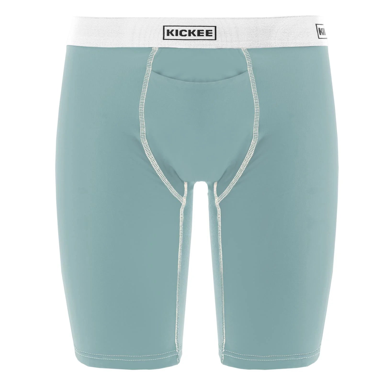 Kickee Boxer largo liso para hombre con top Fly Jade