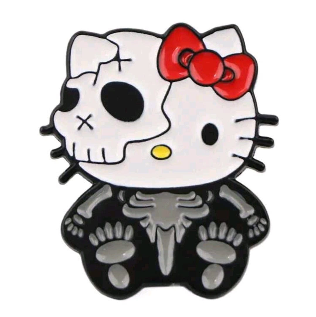Cute Halloween Kitty Cat Pin