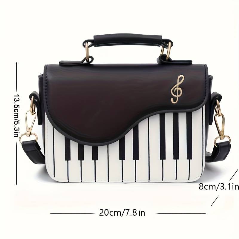 Mini Piano Key Novelty Bag