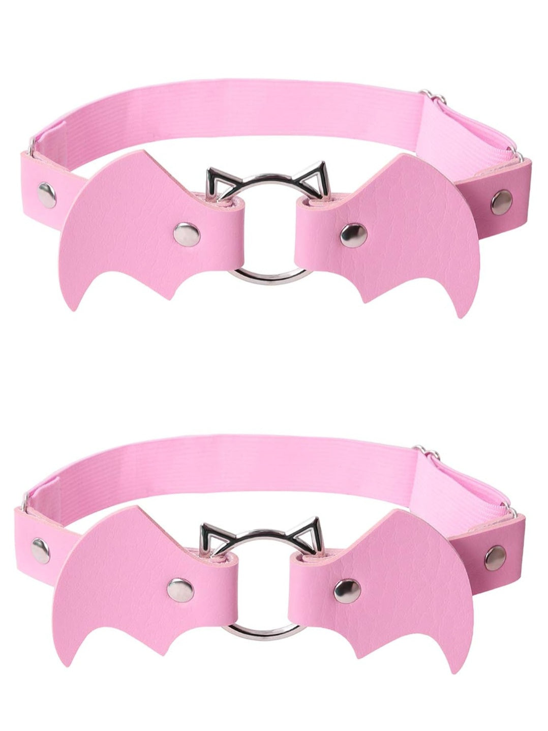 Pink Bat Thigh Garter