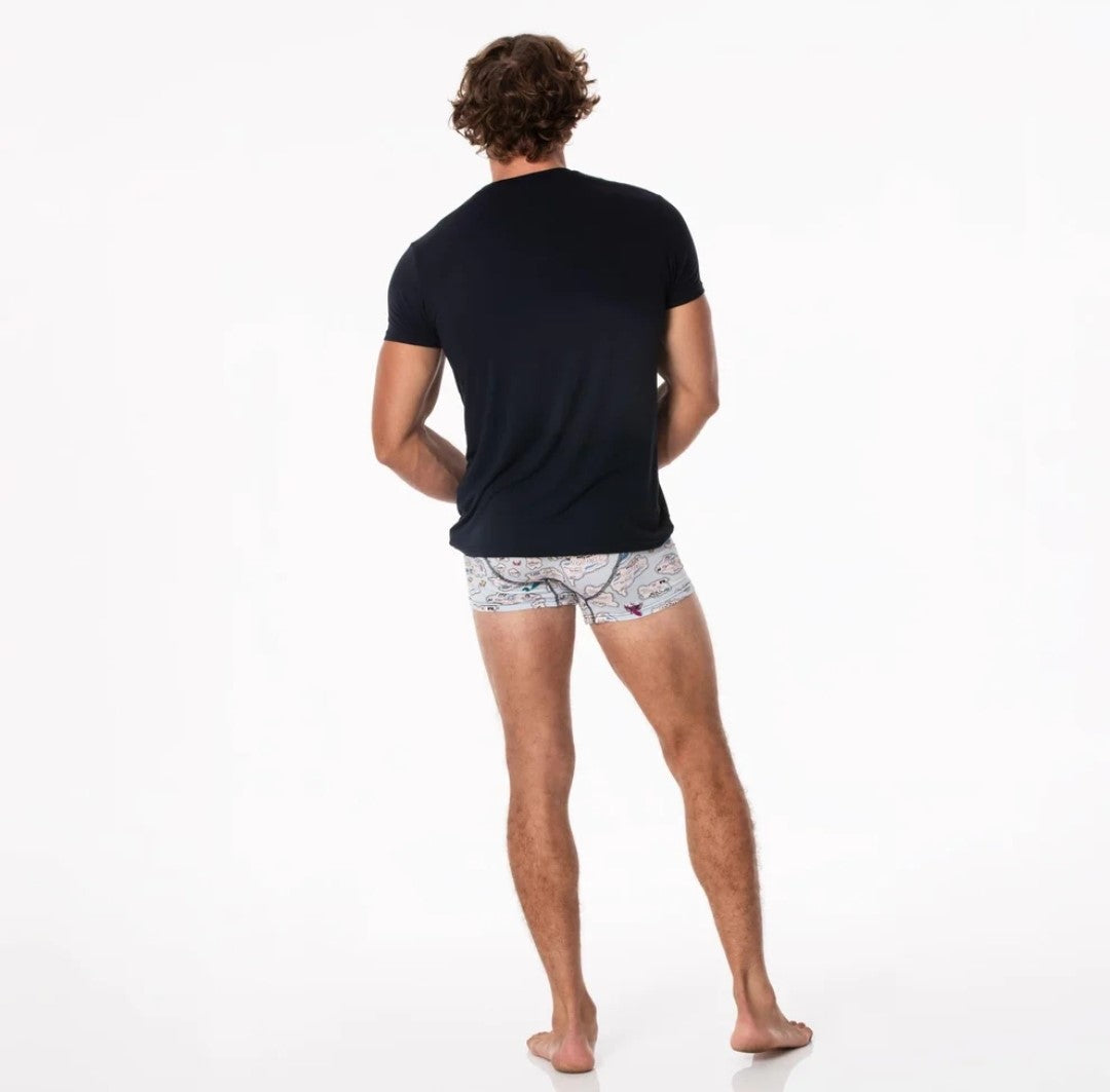 Kickee - Calzoncillos tipo bóxer para hombre, diseño de confeti