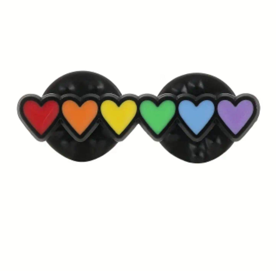 Rainbow Heart Pin