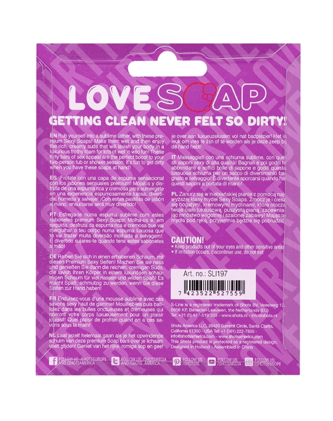 Dirty Love Heart Shaped Soap-Lavender Scented