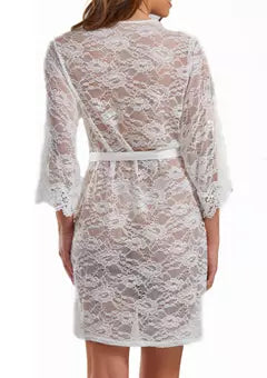 iCollection Allover Lace Robe